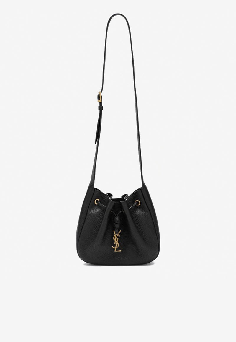 Saint Laurent Mini Paris VII Leather Crossbody Bag Black 833423AAED6/Q_YSL-1000