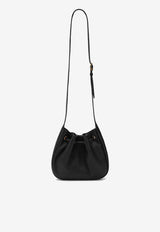 Saint Laurent Mini Paris VII Leather Crossbody Bag Black 833423AAED6/Q_YSL-1000