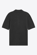 Gucci Wool-Blend Ribbed Polo T-shirt Green 833503XKEYU/R_GUC-3026