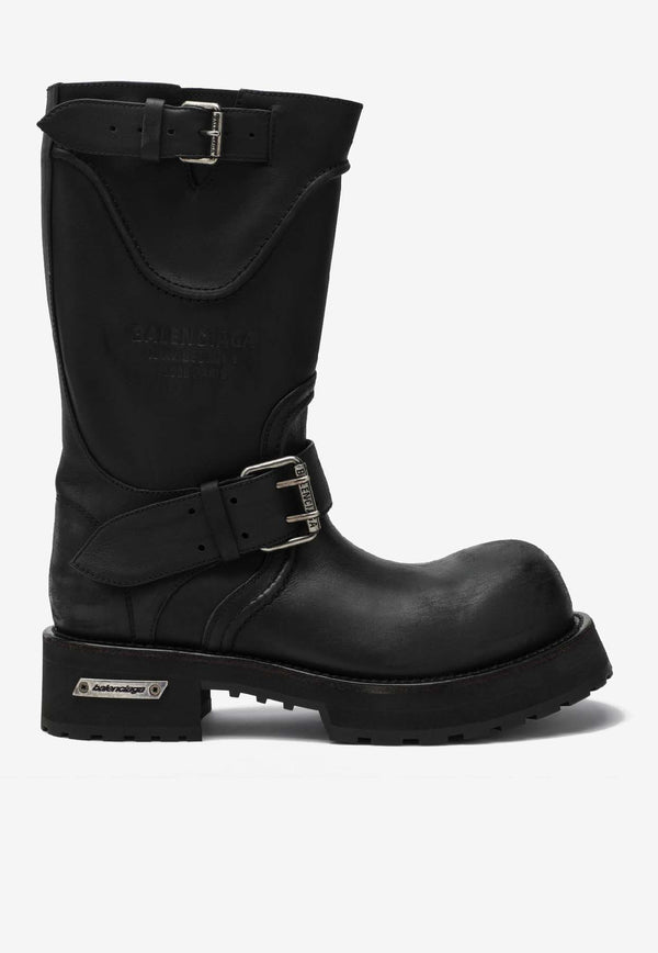 Balenciaga Venom Mid-Calf Boots  Black 833581WCAL1/R_BALEN-1080