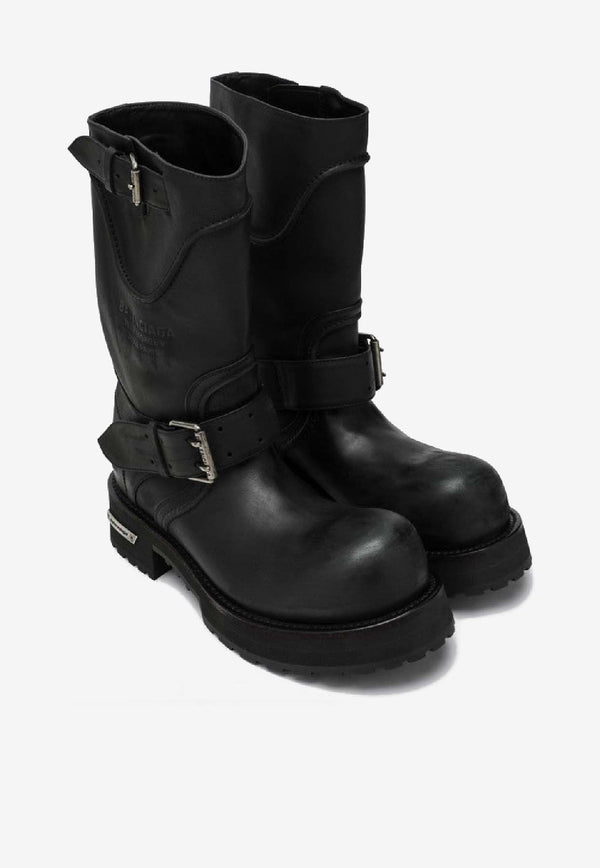 Balenciaga Venom Mid-Calf Boots  Black 833581WCAL1/R_BALEN-1080