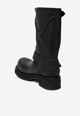 Balenciaga Venom Mid-Calf Boots  Black 833581WCAL1/R_BALEN-1080