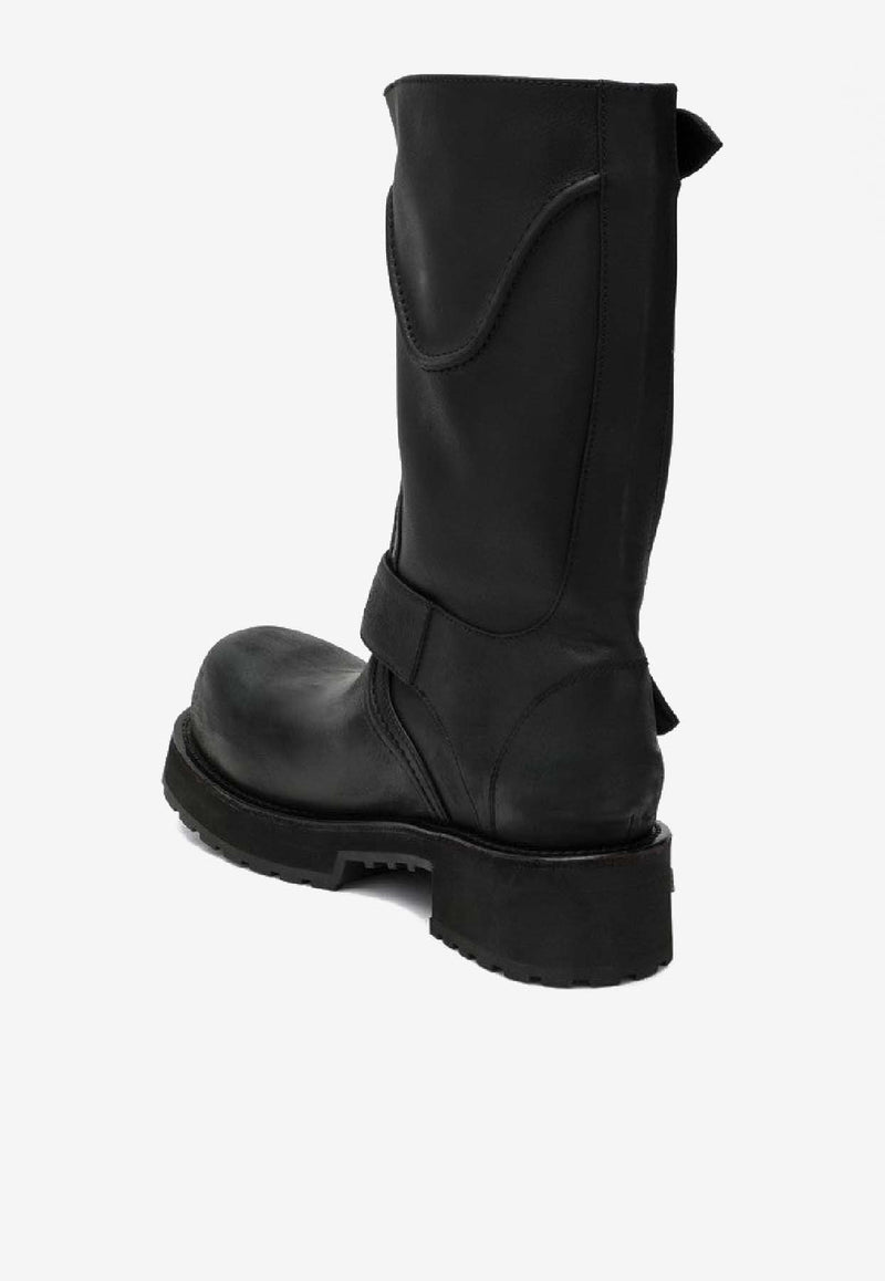 Balenciaga Venom Mid-Calf Boots  Black 833585WCAL1/R_BALEN-1080