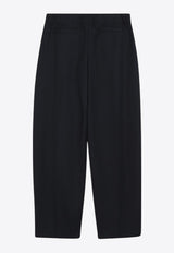 Alexander McQueen Straight-Leg Wool Pants Navy 833879QJACH/R_ALEXQ-4003