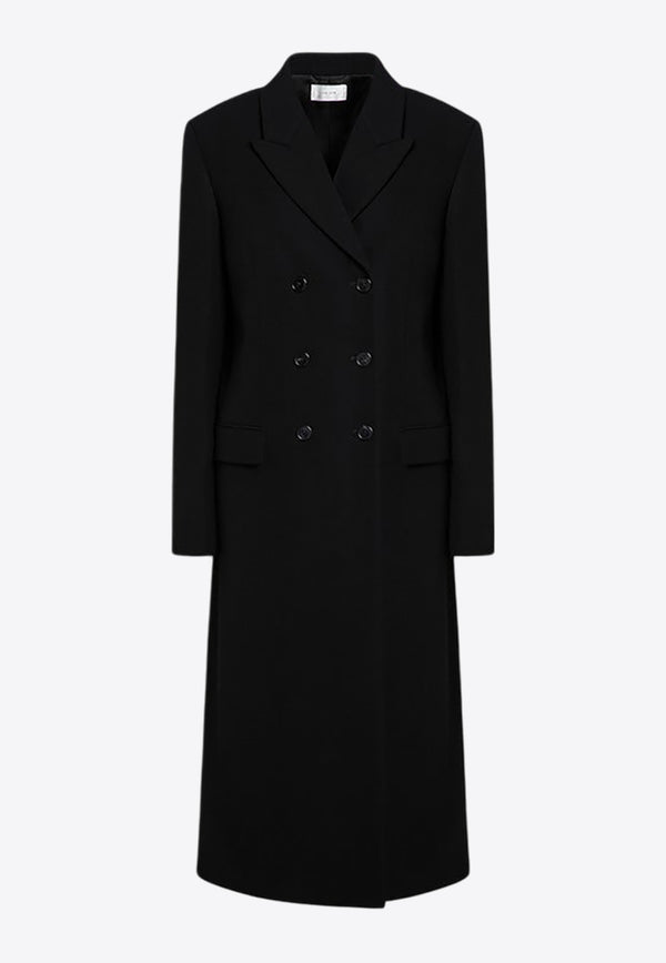 The Row Double-Breasted Wool Coat Black 8338W2794/P_THERO-BLK