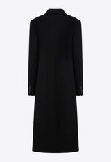 The Row Double-Breasted Wool Coat Black 8338W2794/P_THERO-BLK