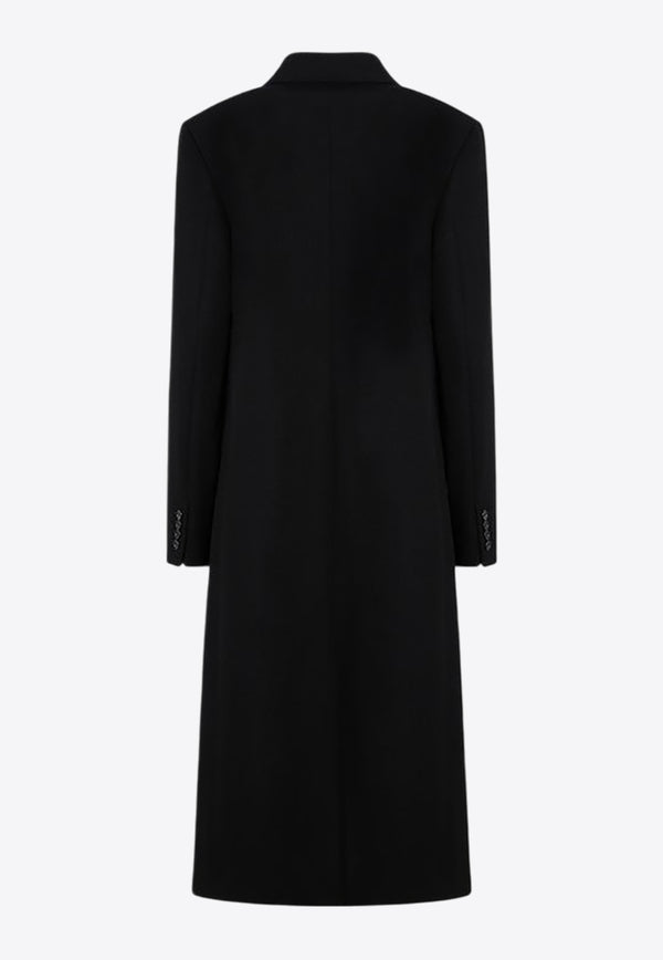 The Row Double-Breasted Wool Coat Black 8338W2794/P_THERO-BLK