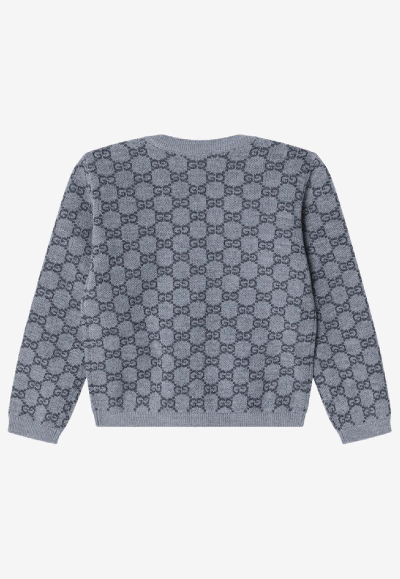 Gucci Babies Buttoned Wool Sweater 834348XKEZP/R_GUC-1018