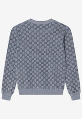 Gucci Boys Monogram Crewneck Sweater 834349XKEZO/R_GUC-1018