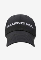 Balenciaga Embroidered Logo Baseball Cap Black 8343994F2B7/R_BALEN-1077
