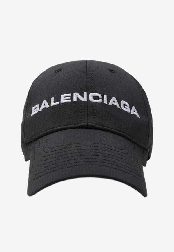 Balenciaga Embroidered Logo Baseball Cap Black 8343994F2B7/R_BALEN-1077