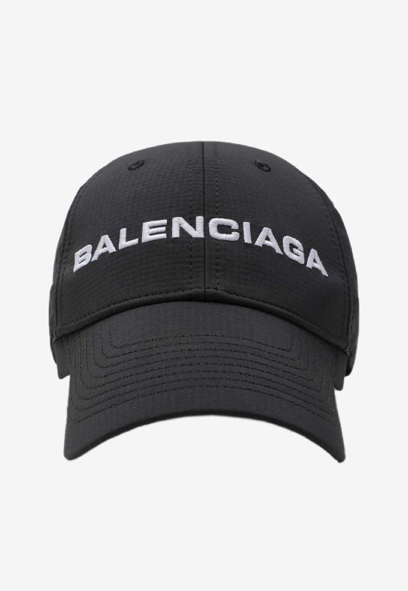 Balenciaga Embroidered Logo Baseball Cap Black 8343994F2B7/R_BALEN-1077