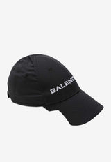 Balenciaga Embroidered Logo Baseball Cap Black 8343994F2B7/R_BALEN-1077