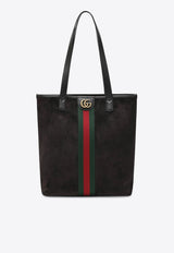 Gucci Medium Ophidia Suede Tote Bag Brown 834465AAE1D/R_GUC-2041