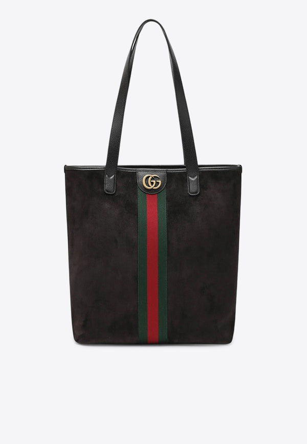 Gucci Medium Ophidia Suede Tote Bag Brown 834465AAE1D/R_GUC-2041