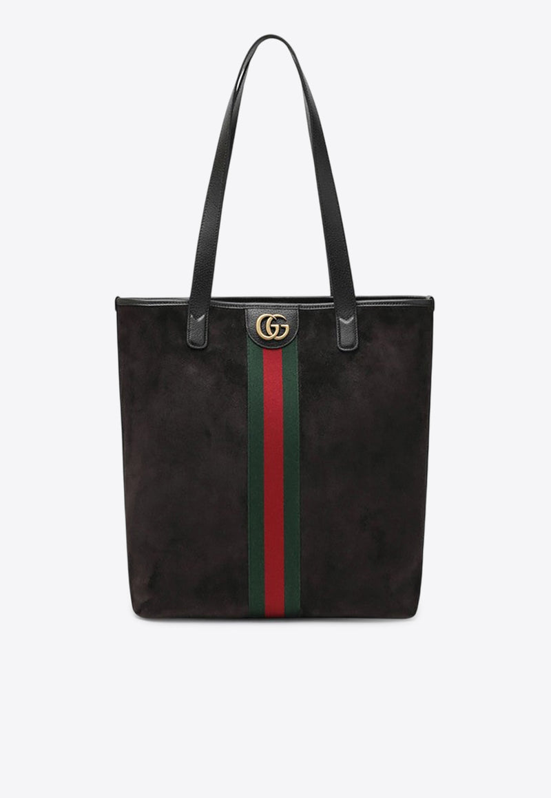 Gucci Medium Ophidia Suede Tote Bag Brown 834465AAE1D/R_GUC-2041
