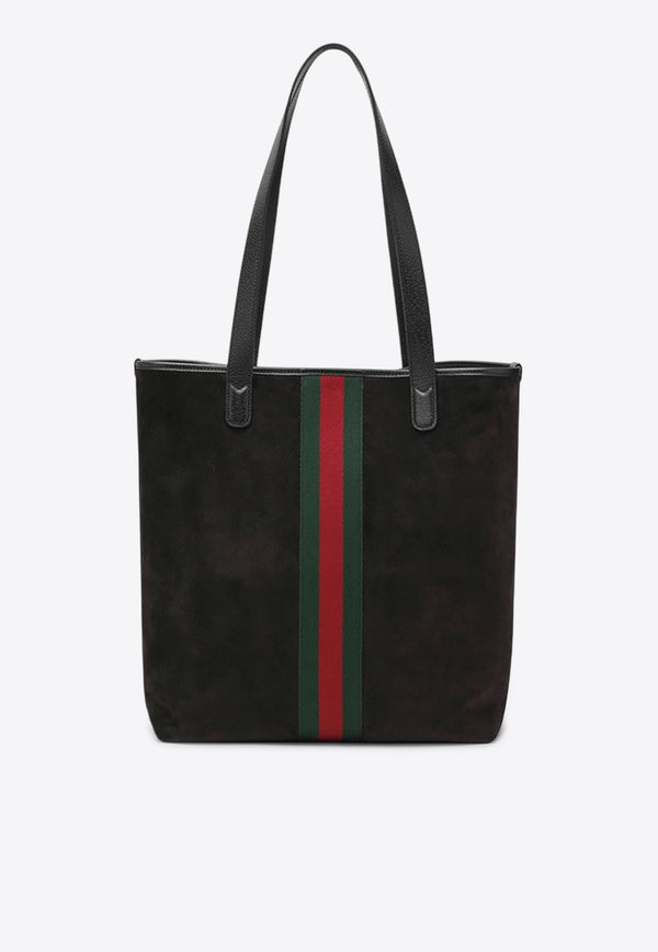 Gucci Medium Ophidia Suede Tote Bag Brown 834465AAE1D/R_GUC-2041