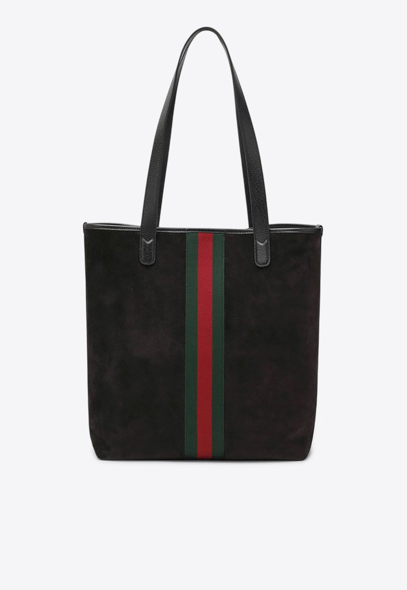 Gucci Medium Ophidia Suede Tote Bag Brown 834465AAE1D/R_GUC-2041