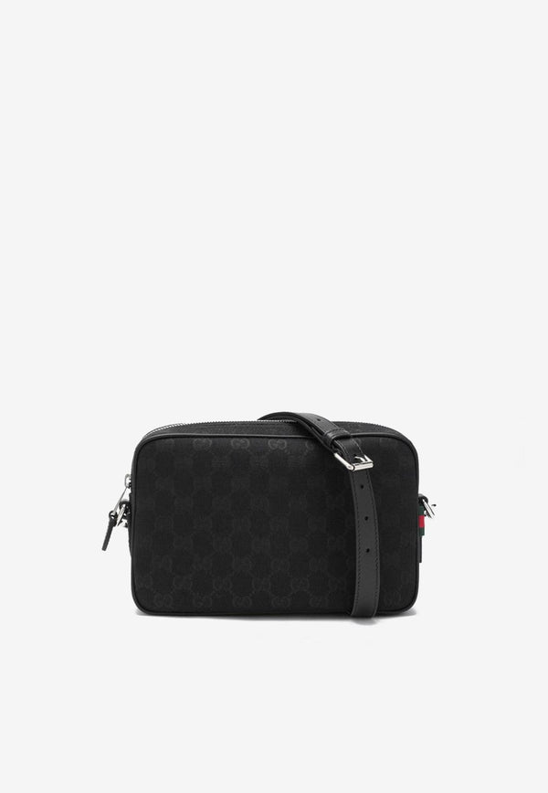 Gucci GG Supreme Messenger Bag Black 834802FAEPS/R_GUC-1060