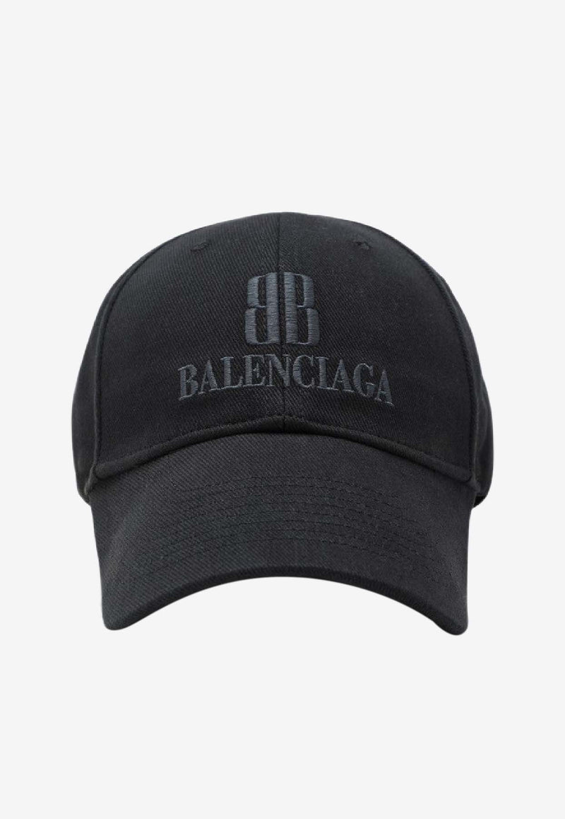 Balenciaga Nano BB Baseball Cap Black 834916410B2/R_BALEN-1002