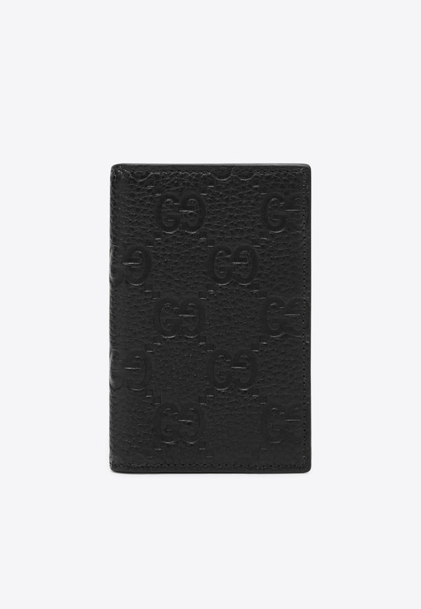 Gucci Embossed GG Leather Wallet Black 835011AAE1T/R_GUC-1000