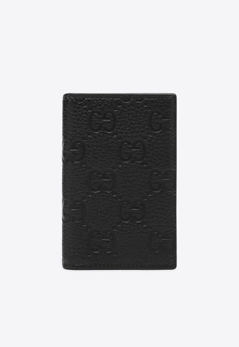 Gucci Embossed GG Leather Wallet Black 835011AAE1T/R_GUC-1000