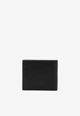 Gucci Logo Embossed Grained Leather Bi-Fold Wallet Black 835098AAE1W/R_GUC-1000