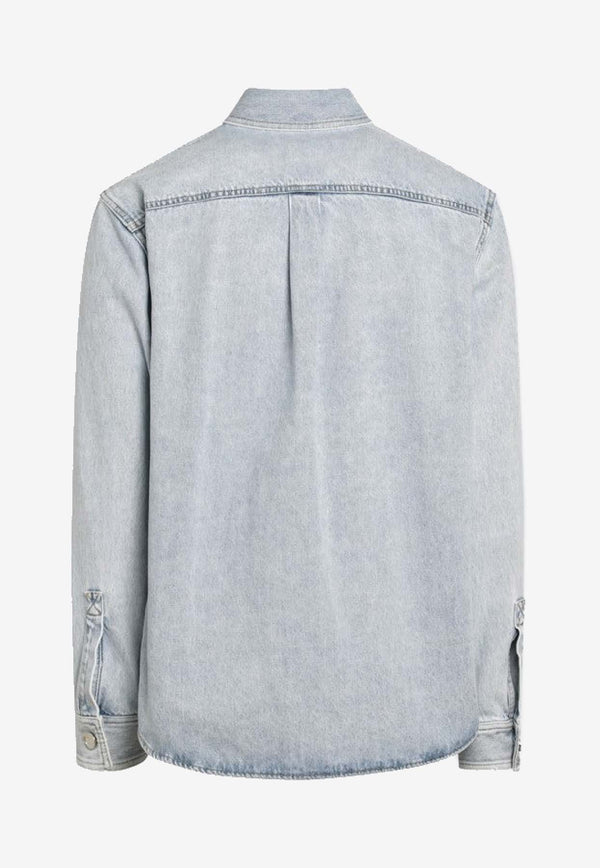 Gucci Faded Denim Shirt  Light Blue 835220XDDCY/R_GUC-4452