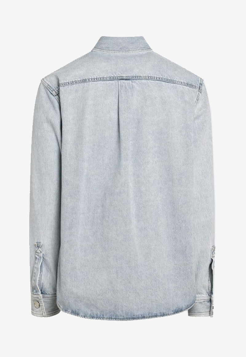 Gucci Faded Denim Shirt  Light Blue 835220XDDCY/R_GUC-4452