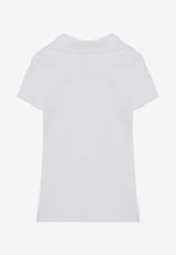 Balenciaga Nano BB V-neck Polo T-shirt White 835501T5231/R_BALEN-9040