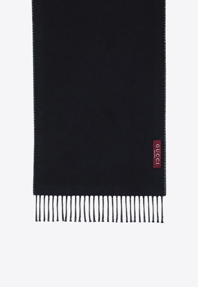 Gucci Interlocking G Embossed Leather Belt Black 8355344G200/R_GUC-1360