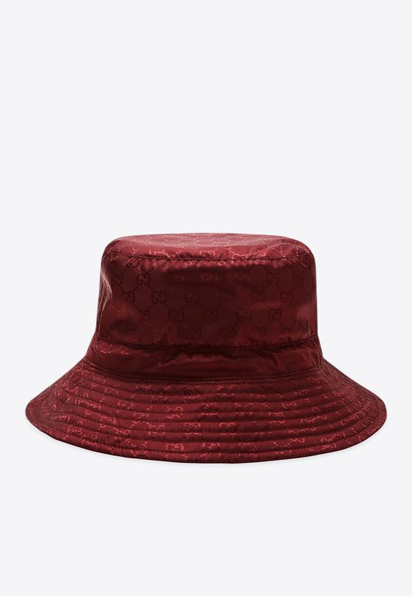 Gucci Reversible GG Bucket Hat Burgundy 8357723HBB7/R_GUC-6273