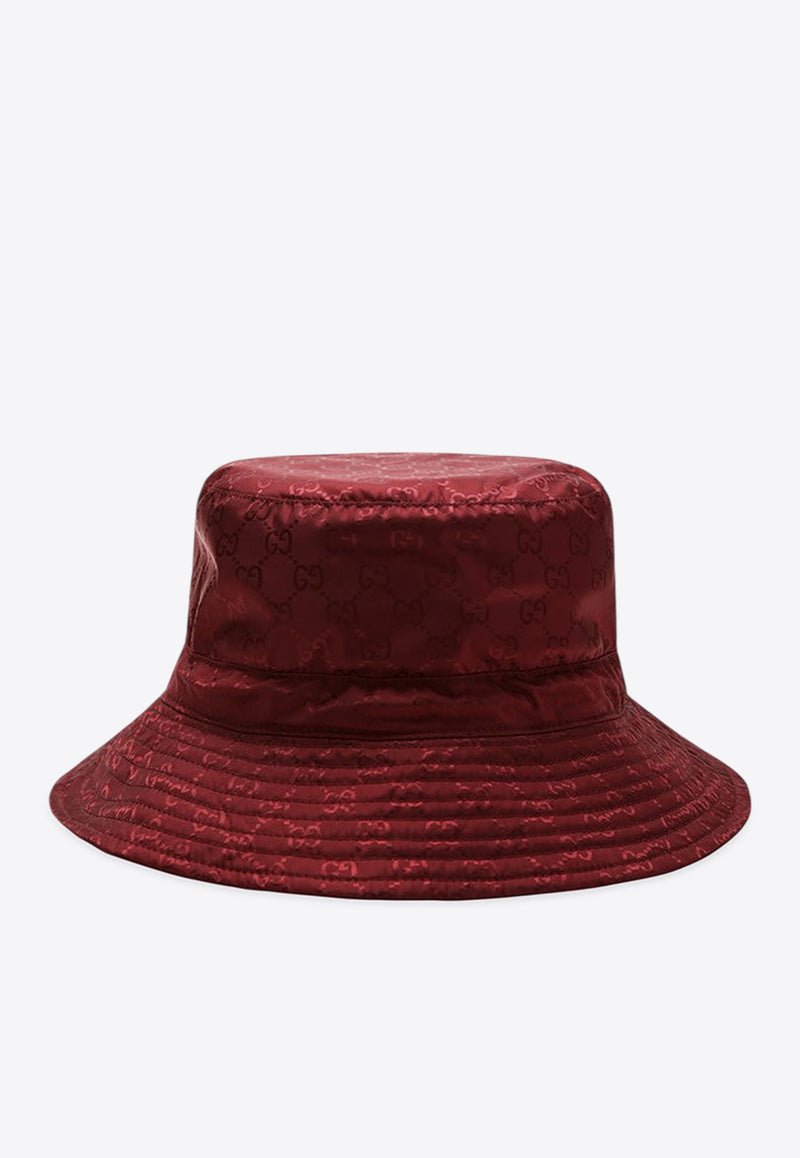 Gucci Reversible GG Bucket Hat Burgundy 8357723HBB7/R_GUC-6273