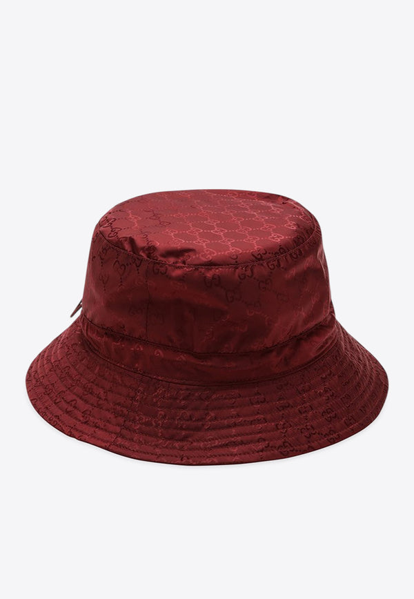 Gucci Reversible GG Bucket Hat Burgundy 8357723HBB7/R_GUC-6273