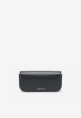 Alexander McQueen Small Skull Flower Crossbody Bag in Calf Leather Black 8360371MAAE 1000