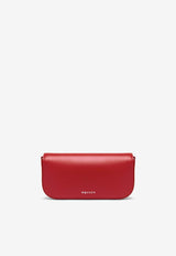 Alexander McQueen Small Skull Flower Crossbody Bag in Calf Leather Red 8360371MABN 6406