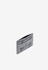 Alexander McQueen Skull Print Leather Cardholder Gray 8361381AAWE 1960