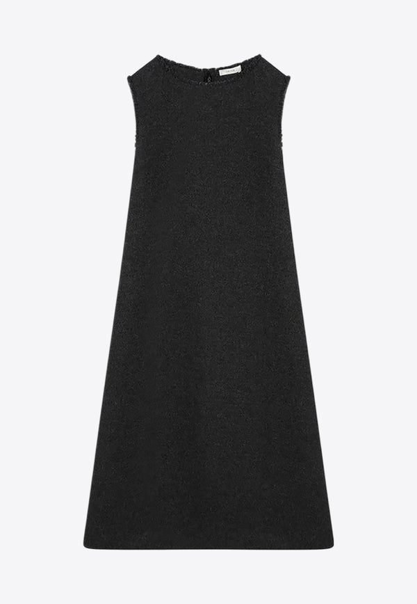 The Row Amor Sleeveless Wool-Blend Midi Dress Gray 8369W1439/P_THERO-DGM