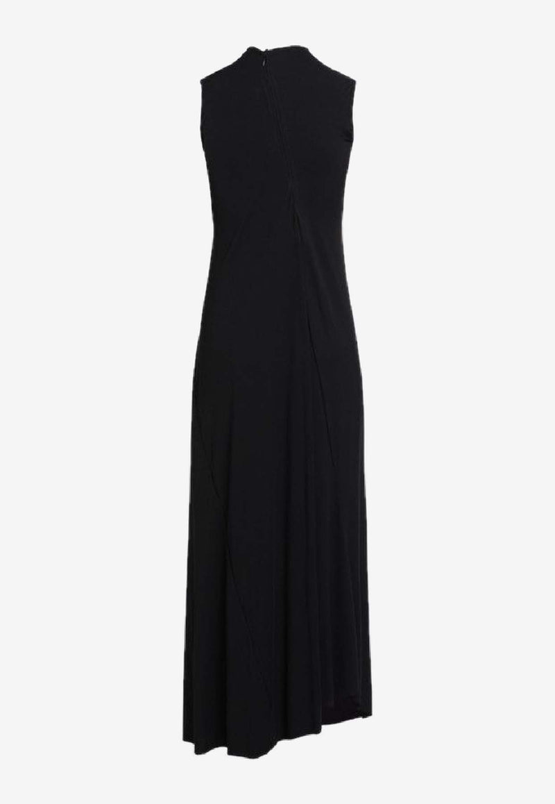 Balenciaga Sleeveless Long Dress  Black 837118TEV11/R_BALEN-1000