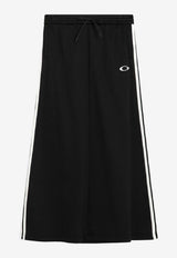 Balenciaga Maxi Skirt with Side-Bands Black 838767TMV15/R_BALEN-1000