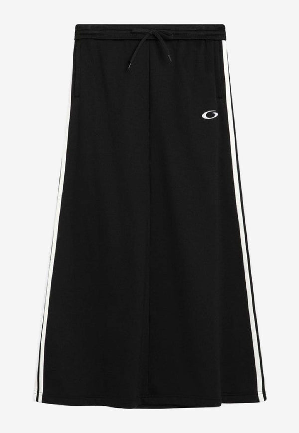 Balenciaga Maxi Skirt with Side-Bands Black 838767TMV15/R_BALEN-1000