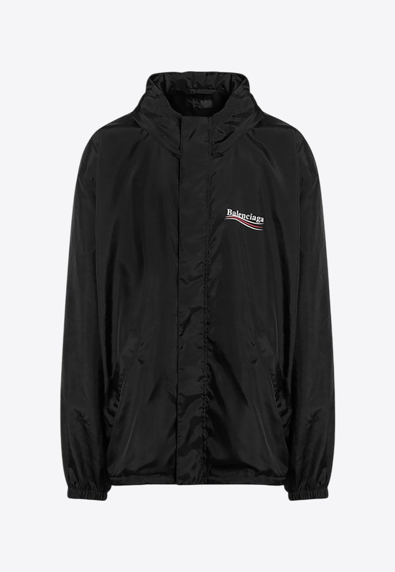 Balenciaga Political Campaign Lightweight Jacket Black 839088TSO35/R_BALEN-1000