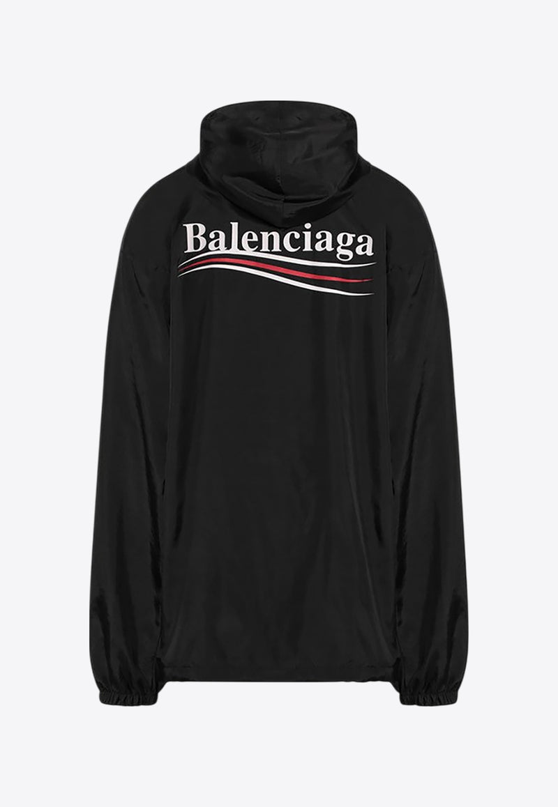 Balenciaga Political Campaign Lightweight Jacket Black 839088TSO35/R_BALEN-1000