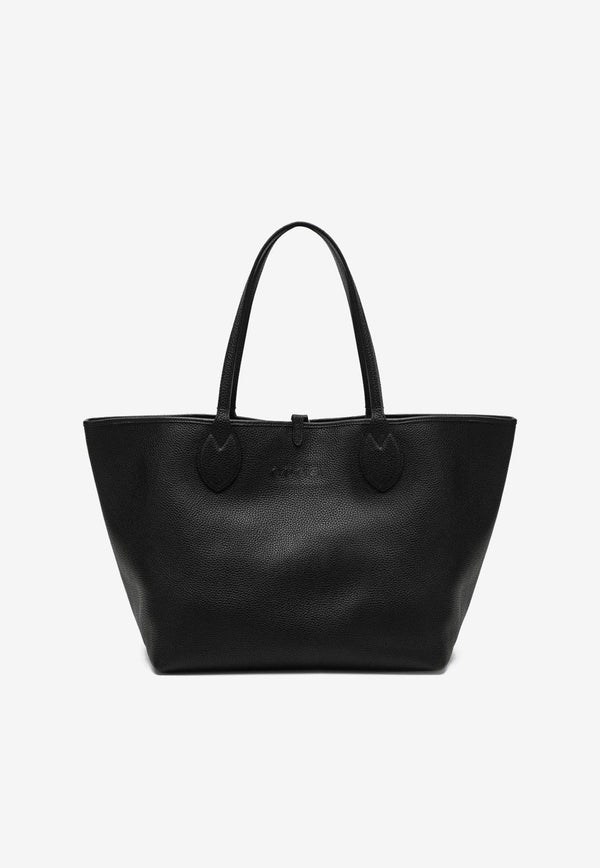 Gucci Large Totissima Reversible Grained Leather Tote Bag Black 839112AAFEQ/R_GUC-1069
