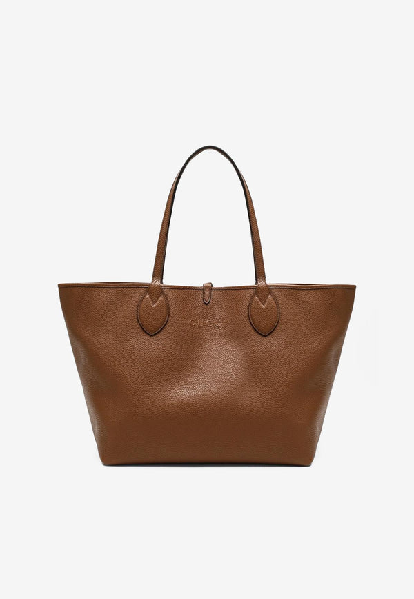 Gucci Large Totissima Leather Tote Bag Brown 839112AAFEQ/R_GUC-2743