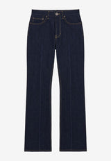 Alexander McQueen Logo Patch Slim Jeans Indigo 839537QYAAB 4244