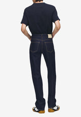 Alexander McQueen Logo Patch Slim Jeans Indigo 839537QYAAB 4244