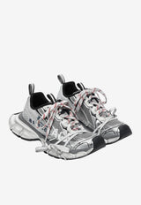 Balenciaga 3XL Split Logo Nylon and Mesh Sneakers Gray 840090W3XSG/S_BALEN-9239