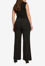 Mat Fashion Flared-Leg Tailored Pants Black 8401.2017.W_BLACK