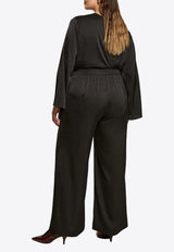 Mat Fashion Palazzo Satin Pants Black 8401.2061.W_BLACK